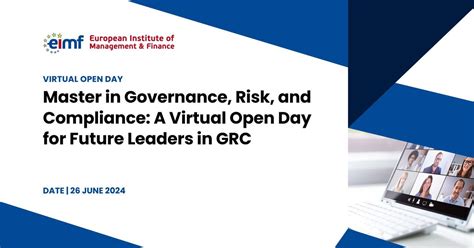 Master in Governance, Risk, and Compliance: A Virtual Open Day for ...