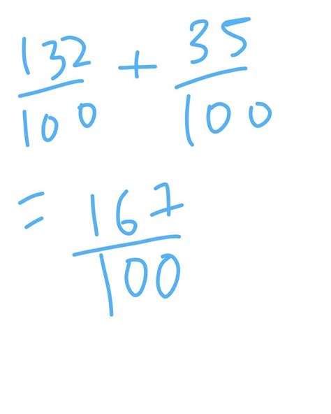 2. Express 1. 3 2 + 0. 3 5 as a fraction in simplest form. - Brainly.in