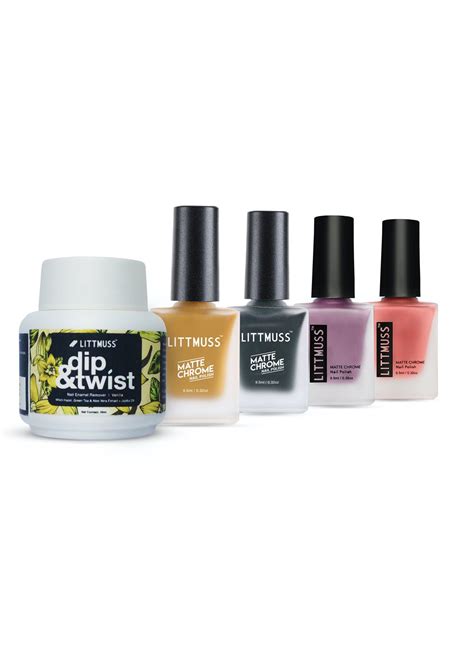 Get Matte Chrome Match Your Outfit Nail Polish Set & Nail Enamel ...