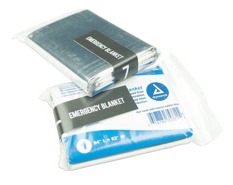 ZOLL, Poly-Film, Silver, Emergency Blanket - 55UX81|8911-000240-01 ...