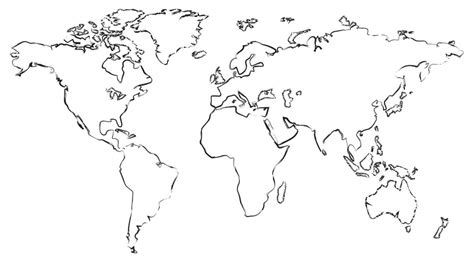 World Map Vector Line 的图像结果