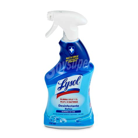 LYSOL Limpiador de baño desinfectante sin lejía antical Lysol Spray 750 ml