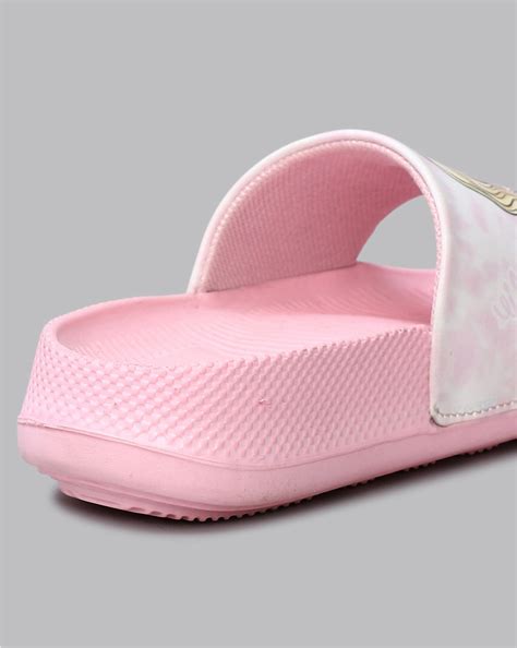 Barbie Printed Pink Sliders for Girls – Kidsville