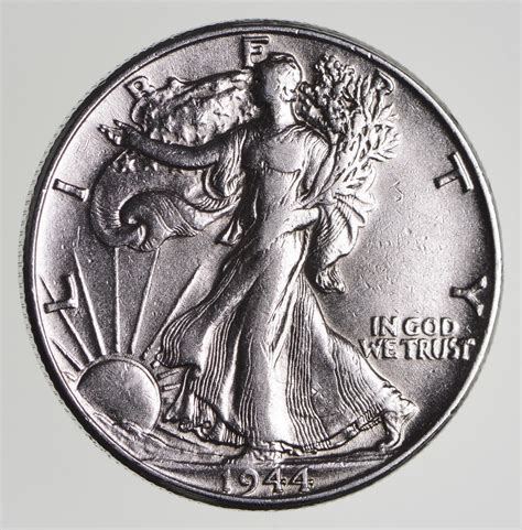 Choice Better Grade 1944 Walking Liberty Half Dollar - 90% Pure Silver ...