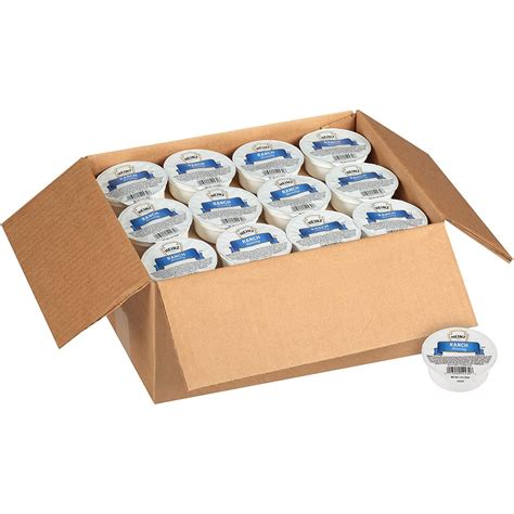 Heinz Ranch Dressing Single Serve Dipping Sauce 60 ct Pack - 2 oz Cups ...