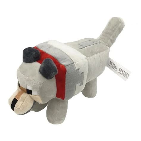 Minecraft Toys for Boys 6-8 12.6 in Minecraft Dennis The Wolf Plush Toy ...