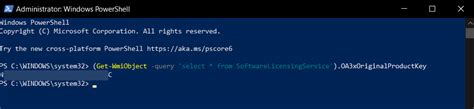 Windows 10 Product Key PowerShell Command 的图像结果