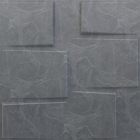 Buy Elevate Stream 3D Wall Panel (Non-Self Adhesive) - Gray Marble ...
