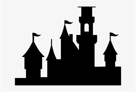 Download Cinderella Clipart Big Castle - Disney Castle Silhouette Png ...