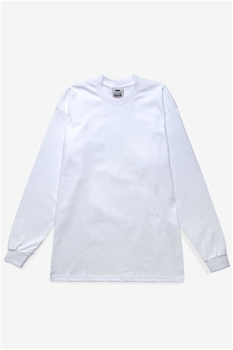 Pro Club - Heavyweight Long Sleeve T-Shirt - White – Blacksmith Store