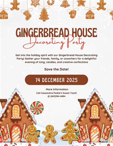 Gingerbread House Decorating Party, 4000 Stockdale Hwy, Bakersfield, CA ...