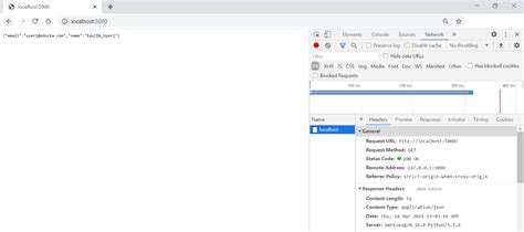 Header API Key Flask 的图像结果