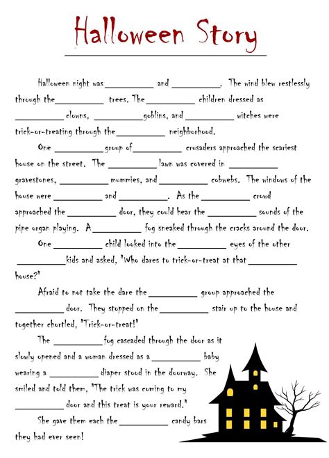 Printable Halloween Stories | Halloween stories, Writing prompts for ...