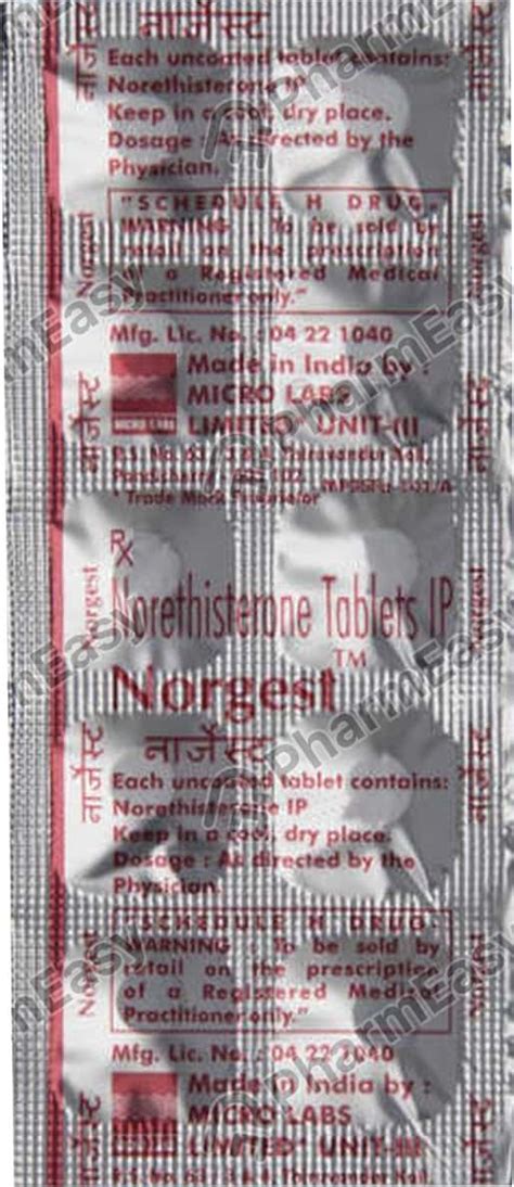 Norgest Tablet: Uses, Side-effects, Price, Dosage & More Info - PharmEasy