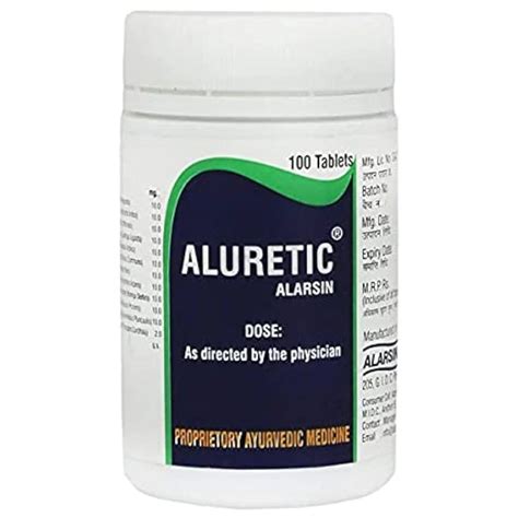 Buy Aluretic Alarsin, 100 Tablets | 19 Minutes Delivery | Apollo Pharmacy