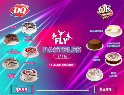 Menu Sania – Fly Trampoline Park