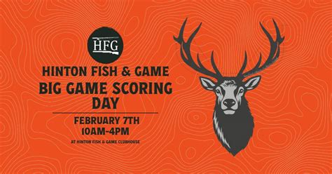 Hinton Fish & Game – Big Game Scoring Day, Hinton Fish & Game ...
