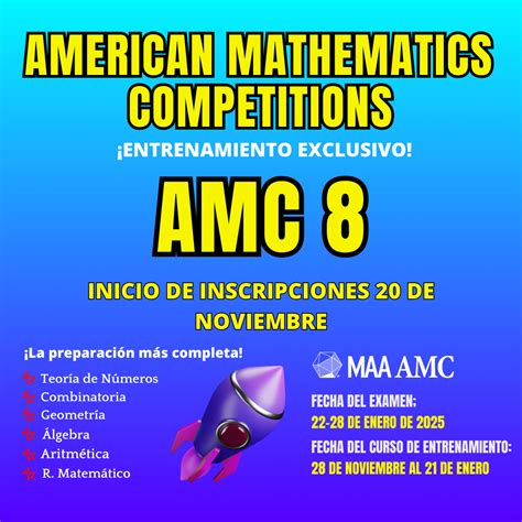 ENTRENAMIENTO AMERICAN MATHEMATICS COMPETITIONS AMC 8 – Math Academy®