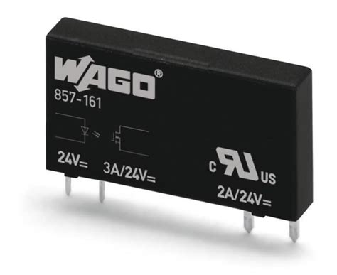 857-161 WAGO | WAGO 857 Series Solid State Relay, 3 A Load, Plug-In ...