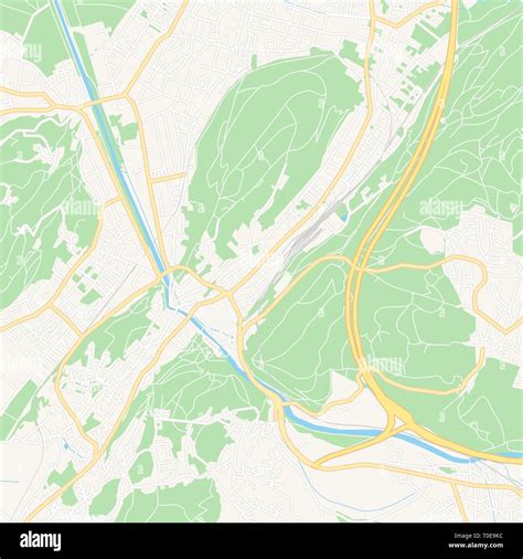 Feldkirch printable map hi-res stock photography and images - Alamy