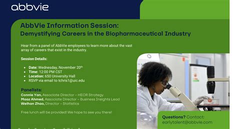 AbbVie Information Session: Demystifying Careers in the ...