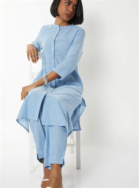 Buy Women Woven Design Kurta Set Online at just Rs. 999.0 ...