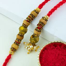 Lumba Rakhi Set for Bhaiya Bhabhi | Buy Lumba Rakhi Online
