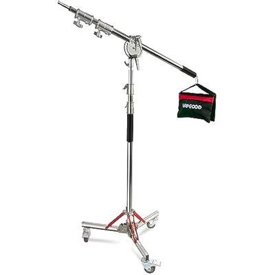 YouTin Heavy Duty Light Stand with Casters and Boom Arm, India | Ubuy