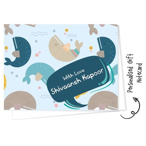 Personalised Gift Notecard - Sea Party (18pcs) (PREPAID ONLY) (Dispatc ...