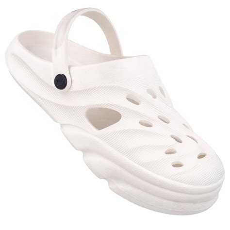 Walkaroo Mens Clogs - WC8732 White – Walkaroo Footwear