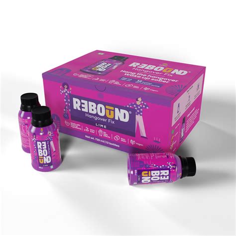 Rebound - 100% Natural Hangover Fix Drink • Pack of 12 | Rebound