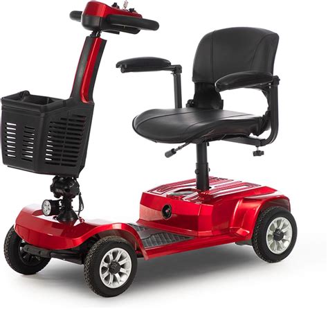 Scooter de movilidad de 4 ruedas Dispositivo de silla de ruedas eléctrico Móvil compacto y ...