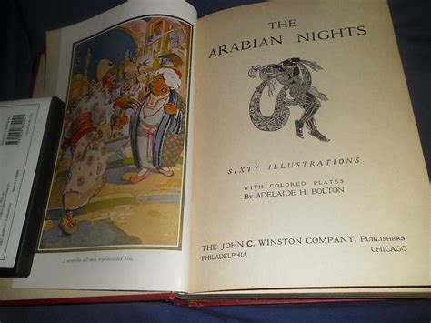 The Arabian Nights Book 60 Illustrations/Color Plates Copyright 1920 ...