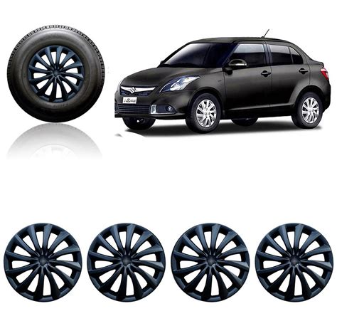 Autopearl Car Wheel Cover Cap for Swift Dzire, Black : Amazon.in: Car ...