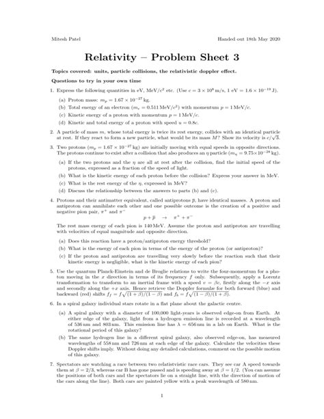 Image result for Sample Problem Special Relativity