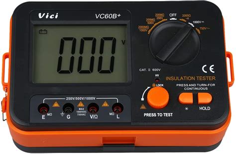 VICI VC60B+ Digital Insulation Resistance Tester DCV ACV Megohm Meter ...