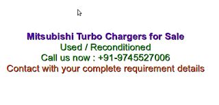 Mitsubishi Turbo Chargers | MET | Ship Machinery | Used Recondition