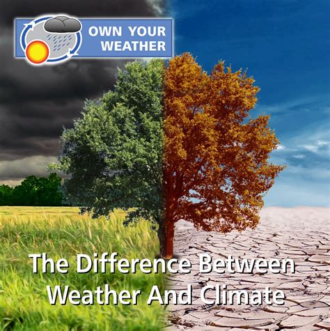 Climate And Weather Difference Between