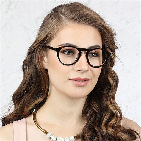 Buy Blue Block Phone & Computer Glasses: Brown Tortoise Full Rim Round ...