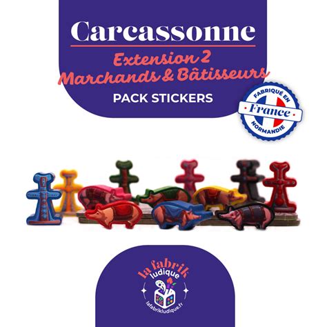 Buy Carcassonne: Traders & Builders - Stickers Pack - La Fabrik Ludique ...
