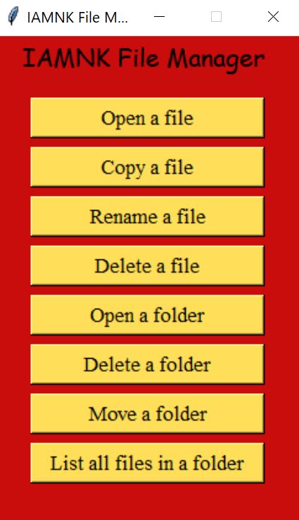 Image result for Python File Manager Code