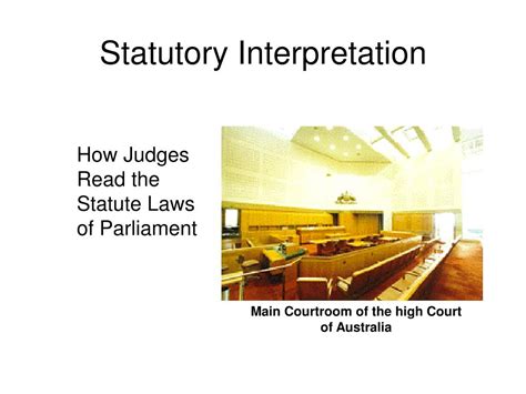 Statute and Statutory Interpretation 的图像结果