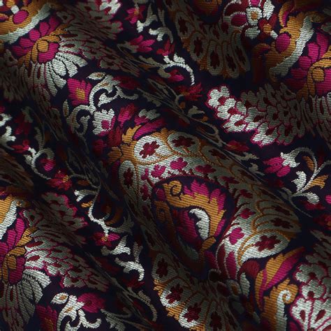 Multi-Color Kimkhab Brocade Fabric – KC Creations