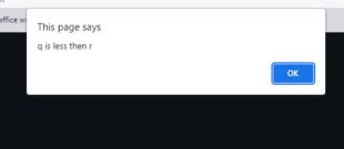 JavaScript Output Return vs Alert 的图像结果