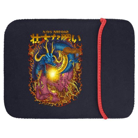 Printed Neoprene Reversible Laptop & Tablet Sleeve - Anime Legendary ...