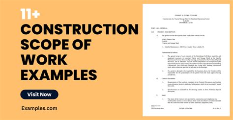 Image result for Scope of Work Example Construction