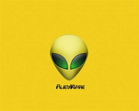 Image result for Alienware Yellow Alien Head On Lid