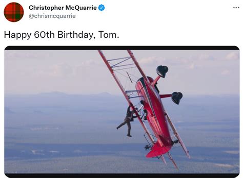 Tom Cruise's 'Mission: Impossible' director shares image of actor doing ...