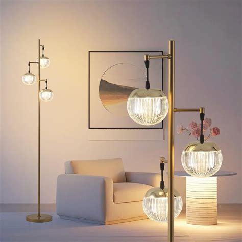 Mid Century Modern Floor Lamp with LED Bulbs, God Standing Lamp Floor ...