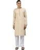 Buy Beige Kurtas for Men by MANTHAN Online | Ajio.com